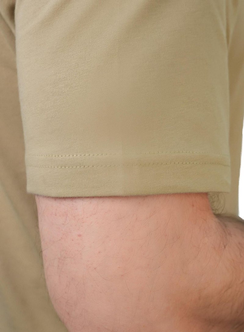 GIORDANO Men's Slim Fit Cotton Jersey Message Print Tee - Image 2